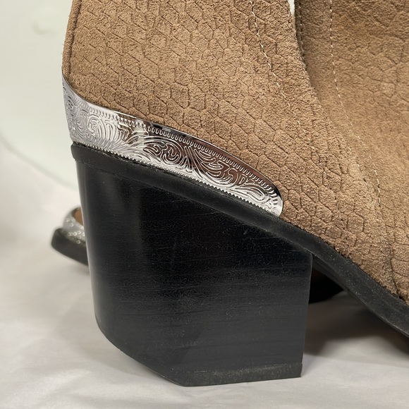 Free People Jeffrey Campbell Cromwell Hunt The Plains Cutout Ankle Boots Size 6 - Picture 10 of 16